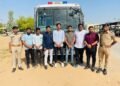 વિદ્યાર્થીઓનો જીવ બચાવવા પોલીસ ઓફિસર્સ સાથે સર્વ નેતૃત્વના યુવાનો નો ૪૦ ડિગ્રી તાપમાનમાં નર્મદા કેનાલ પર અડગ પહેરો