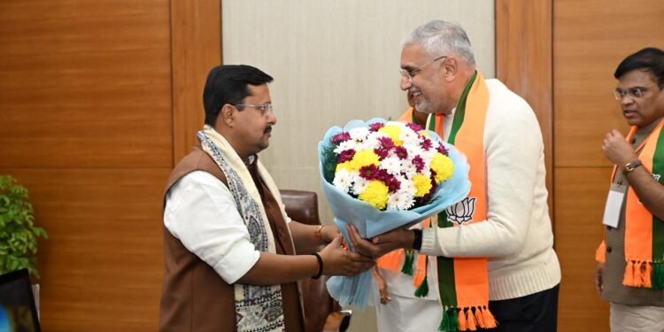 નીતિન નબીનજીને બીજેપીના રાષ્ટ્રીય અધ્યક્ષ તરીકે નિયુક્ત થવા બદલ હાર્દિક શુભકમનાઓ પાઠવતા ભાજપા પ્રદેશ…