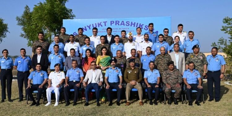 સશસ્ત્ર દળો અને નાગરિક સેવાઓ વચ્ચે સંયુક્ત પ્રશિક્ષણ સંયુક્ત તાલીમનું થયું સમાપન