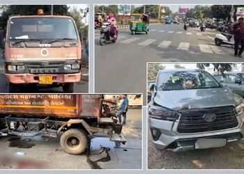 વડોદરામાં કાળમુખા વાહનોએ 3નો ભોગ લીધો: કારેલીબાગ-માણેજામાં 2 માસૂમના મોત, ગોત્રીમાં હિટ એન્ડ રનમાં મ…