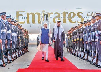 ભારત અને યુએઇ વચ્ચે સંરક્ષણ, સ્પેસ, એનર્જી, રોકાણનાં ક્ષેત્રમાં કરાર | Agreements between India and …