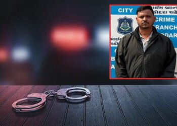 GUJCTOC ના ગુનામાં 8 મહિનાથી ફરાર ચૂઈ ગેંગનો સાગરિત હાઇવે પર કારમાંથી પકડાયો | Chui gang member who …