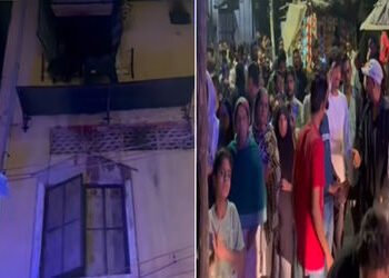 વડોદરામાં હાથી ખાના વિસ્તારના મકાનમાં મોડી રાત્રે આગ લાગતા લોનની રોકડ સહિત ઘરવખરી ખાક | fire broke o…