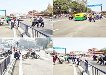 સુરત પાલિકાના અણઘડ આયોજનથી વિદ્યાર્થીઓના જીવ જોખમમાં : એક બાજૂ લોકાપર્ણ અને બીજી બાજુ સ્કુલના વિદ્યા…