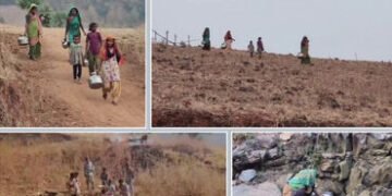 છોટા ઉદેપુર : ડુંગર વિસ્તારોમાં સ્થાનિકોના પાણી માટે વલખાં, યોજના ફક્ત કાગળ પર | Drinking water Cris…