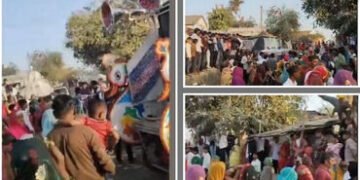 મહેસાણામાં લગ્ન સમારોહમાં વરઘોડો કાઢવા મામલે પથ્થરમારો, 7 શખસોએ કર્યો હુમલો, મહિલા ઈજાગ્રસ્ત | Stone…