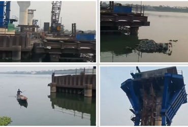 સુરતમાં બુલેટ ટ્રેનની કામગીરી સમયે મોટી દુર્ઘટના: કઠોર પાસે તાપી નદીમાં બોટ પર લોખંડની પ્લેટ પડતા પિ…