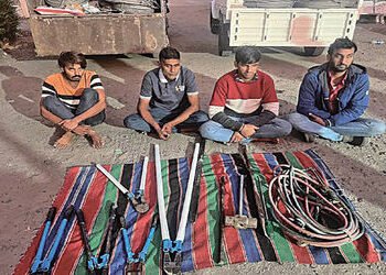 આંતરરાજ્ય ગેંગના 4 આરોપી ઝડપાયા : 7.86 લાખનો મુદ્દામાલ જપ્ત | 4 accused of interstate gang arrested:…