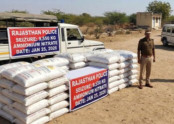 પ્રજાસત્તાક દિવસની ઉજવણી પૂર્વે રાજસ્થાનમાંથી 10000 કિલો વિસ્ફોટક પકડાતાં હડકંપ | 10 000 KG Ammonium…