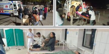 સાયલા-ચોટીલા હાઈવે પર જાનૈયાઓની બસ ટ્રકની પાછળ ઘૂસી, 24 લોકો ઈજાગ્રસ્ત | Sayla–Chotila Highway Accid…