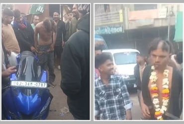 બાઈક ચોરીને ભાગતા ચોરને પકડ્યો, અર્ધનગ્ન કરી વરઘોડો કાઢ્યો, છોટાઉદેપુરની ચોંકાવનારી ઘટના | Chhota Ud…