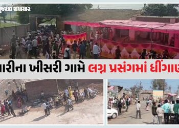 અમરેલી: ધારીના ખીસરી ગામે લગ્નપ્રસંગમાં રોટલી પીરસવા બાબતે ધીંગાણું, બંને પક્ષે 15 લોકોને ઈજા | Figh…