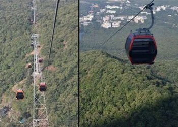 ભારે પવનના કારણે ગિરનાર રોપ-વે સેવા બંધ કરાઈ, વાતાવરણ સામાન્ય થયા બાદ ફરી શરૂ કરાશે | Girnar Ropeway…