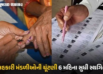 ગુજરાતની સહકારી મંડળીઓની ચૂંટણી આગામી 6 મહિના સ્થગિત, SIRને પગલે સરકારનો નિર્ણય | Gujarat Govt Defer…