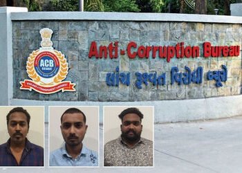 અમદાવાદમાં સરસપુરના સિવિક સેન્ટરમાં નવું આધાર કાર્ડ કઢાવા લાંચ માગી, ACBએ ત્રણને ઝડપી પાડ્યા | Bribe…