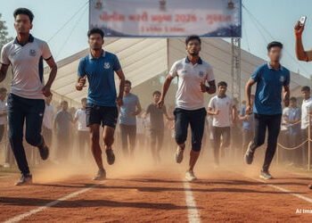 જામનગરમાં પોલીસ ભરતીની પ્રક્રિયામાં ગેરરીતિ, બે ઉમેદવારો દોડમાં છેતરપિંડી કરતા ઝડપાયા | Police Recru…