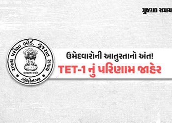 શિક્ષક બનવાનું સપનું જોતા ઉમેદવારો માટે મોટા સમાચાર, TET-1નું પરિણામ જાહેર | Teacher Eligibility TET…