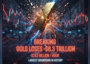 ગોલ્ડ માર્કેટે માત્ર 24 કલાકમાં 6.3 ટ્રિલિયન ડૉલર ગુમાવ્યા, ઈતિહાસનું સૌથી મોટું ધોવાણ | Gold loses …