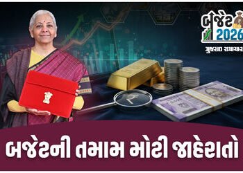 બજેટ 2026ની તમામ મોટી જાહેરાત: ઈન્કમ ટેક્સ સ્લેબમાં કોઈ ફેરફાર નહીં, બેટરી અને વિમાનનું ઈંધણ સસ્તું …