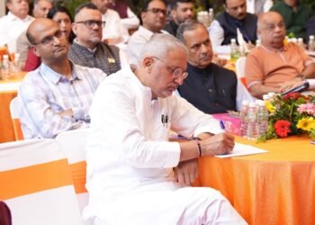 ગાંધીનગર પ્રદેશ કાર્યાલય “શ્રી કમલમ” ખાતે કેન્દ્રિય બજેટ સંદર્ભે પ્રદેશ અધ્યક્ષની ઉપસ્થિતિમાં રાજયના…