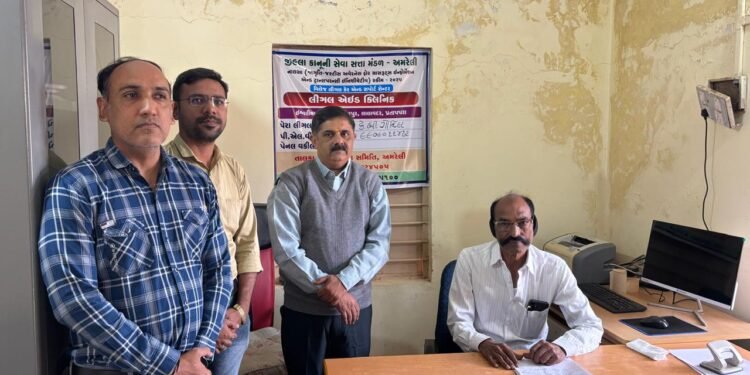 અમરેલી જિલ્લાના ૧૦૦ ગામોમાં જિલ્લા કાનૂની સેવા સત્તા મંડળ દ્વારા ‘ક્લસ્ટર લીગલ એઇડ ક્લીનીક’નો ઐતિહાસ…