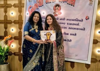 માહી ઉડાન ફાઉન્ડેશન’ દ્વારા ગાંધીનગર ના શ્રી પાયલ બેન પ્રજાપતિ નું સન્માન