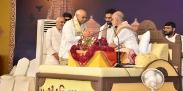 વલ્લભીપુરના પચ્છેગામ ખાતે આયોજિત શ્રી મુરલીધરજી મહારાજ નિજ મંદિર મહોત્સવમાં મુખ્યમંત્રી ભૂપેન્દ્ર પટ…