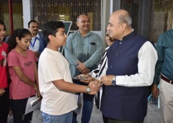 જામનગર જિલ્લામાં શાંતિપૂર્ણ માહોલમાં ધો.૧૦ અને ધો.૧૨ બોર્ડની પરીક્ષાનો પ્રારંભ