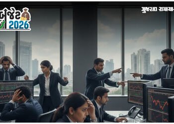 માર્કેટને પસંદ ન આવ્યું બજેટ! સેન્સેક્સમાં 2300 પોઇન્ટનો કડાકો થતા બજારમાં હાહાકાર | budget day stoc…