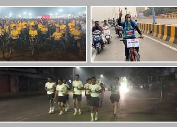 વડોદરા મેરેથોનમાં 1 લાખથી વધુ દોડવીરો જોડાયા, નશામુક્તિના શપથ અને પર્યાવરણ બચાવવાનો અનોખો સંદેશ | Va…