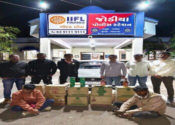 જોડિયા નજીક ઇંગ્લિશ દારૂના માતબર જથ્થા સાથે બે શખ્સોને એલસીબીએ પકડ્યા : 8.64 લાખનો મુદ્દામાલ કબજે | …