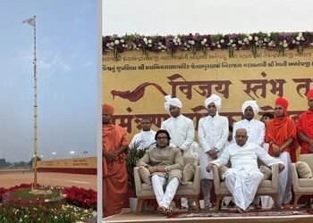 જેતલપુરધામમાં ભક્તિનો ઉમંગ: રેવતીબળદેવજી હરિકૃષ્ણ મહારાજના દ્વિશતાબ્દી મહોત્સવ નિમિત્તે 51 ફૂટ ઊંચા …