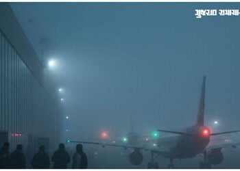 અમદાવાદ એરપોર્ટ પર ધુમ્મસની આફત, 15 ફ્લાઇટ્સ મોડી પડતા મુસાફરોની હાલાકી વધી | ahmedabad airport flig…