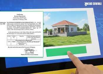 ગુજરાતમાં હવે જમીન-મિલકતના ઈ-રજિસ્ટ્રેશન પર લેવાશે 100 રૂપિયાનો ચાર્જ, મહેસૂલ વિભાગનો નિર્ણય | gujar…