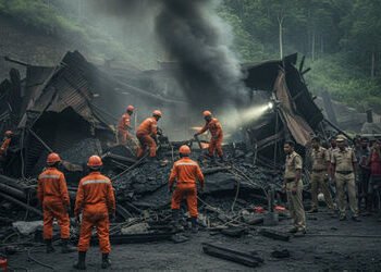 કોલસાની ખાણમાં બ્લાસ્ટ થતાં 10 શ્રમિકોના મોત: મેઘાલયમાં મોટી દુર્ઘટના | meghalaya coal mine blast ta…