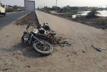 પાટડી આઇટીઆઇ નજીક ટેન્કરની અડફેટે આધેડ બાઇક ચાલકનું મોત | Middle aged bike rider dies after being hi…