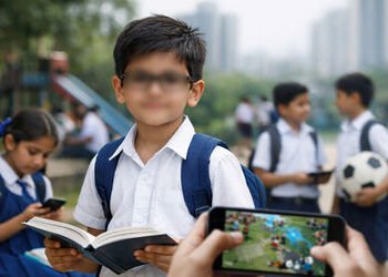 મોબાઈલ હવે ‘આંખ’ બગાડશે, 2050 સુધીમાં 50% બાળકોને ચશ્માની જરૂર પડશે | mobile screen time impact chil…