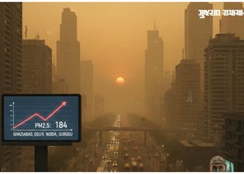 ભારતના ટોપ-10 પ્રદૂષિત શહેરોમાં ગાઝિયાબાદ ટોચે, નક્કી મર્યાદા કરતાં પણ PM 2.5નું લેવલ ત્રણ ગણું વધાર…