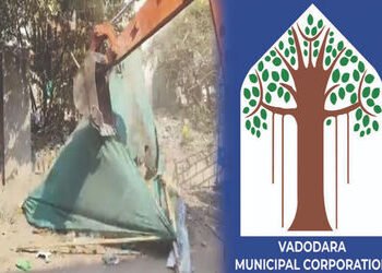 વડોદરા શહેરમાં હરણી-સ્વામિનારાયણ મંદિરથી પાણીગેટ સુધીના કાચા પાકા દબાણોનો સફાયો | Demolition from Ha…