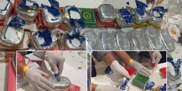 અમદાવાદ ઍરપોર્ટ પર 6.8 કિલો હેરોઇન પકડાયું, પેડલરની મોડસ ઓપરેન્ડી જોઈ અધિકારીઓ ચોંક્યા | Ahmedabad A…