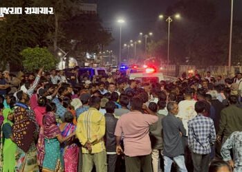 જામનગર: હનુમાન ટેકરી વિસ્તારમાં રેલવેની જમીન પર વસતા પરિવારને તંત્રની નોટિસ, સ્થાનિકોનો વિરોધ | Noti…