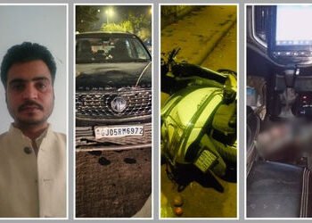 અમદાવાદના નરોડામાં નશામાં ધૂત કાર ચાલકનો આતંક, દંપતી અને બાળકીને અડફેટે લેતા લોકોમાં રોષ | Ahmedabad…