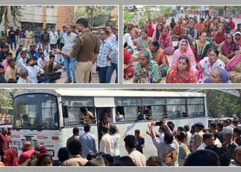 જામનગર: હનુમાન ટેકરી વિસ્તારમાં રેલવેની નોટિસ મુદ્દે ઉગ્ર દેખાવો યથાવત્, વિપક્ષના કોર્પોરેટર સહિત અન…