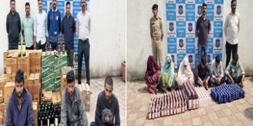 વડોદરામાં કપુરાઈ પોલીસની કાર્યવાહી બે અલગ-અલગ દરોડામાં 12 લાખથી વધુનો મુદ્દામાલ જપ્ત, 9 આરોપી ઝડપાયા…