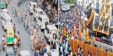 વડોદરામાં શિવજી કી સવારી, ભારત-પાક મેચ અને અમિત શાહના કાર્યક્રમો નિમિત્તે 5000 પોલીસ તૈનાત | 5000 po…