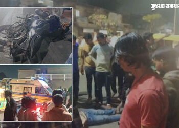 અમદાવાદ: વેલેન્ટાઇન ડે પર 24 વર્ષીય યુવક કરૂણ મોત, બ્રેક મારતા પડી ગયો પાછળથી ટ્રક માથા પર ચઢી ગઈ | …