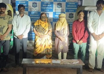 વડોદરામાં શિવજી કી સવારીમાં સામેલ થવા પાલનપુરની ગેંગ બે રીક્ષામાં આવી, કટરથી મહિલાની ચેન કાપનારા છ પ…