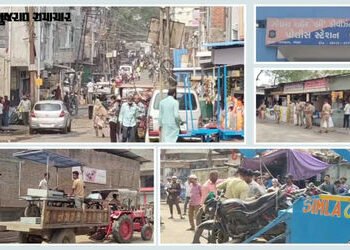 ગોધરામાં રમઝાન માસ પૂર્વે ટ્રાફિકને નડતરરૂપ દબાણો દૂર, પોલીસ અને પાલિકાની સંયુક્ત કાર્યવાહી | Godhra…