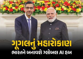 ભારતને ‘ગ્લોબલ AI હબ બનાવવા’ Googleના CEOની મોટી જાહેરાત, 1.25 લાખ કરોડનું કરશે રોકાણ | Google CEO S…
