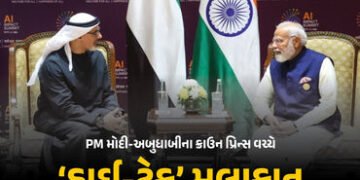 અબુ ધાબીના ક્રાઉન પ્રિન્સનું દિલ્હીમાં આગમન, PM મોદી સાથે એડવાન્સ ટેક પર કરી ચર્ચા | PM Modi and Abu…